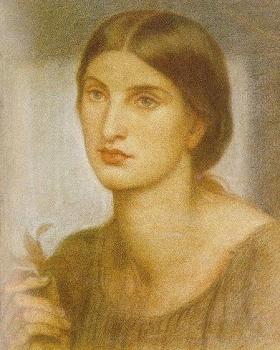 Dante Gabriel Rossetti : Study of a Girl